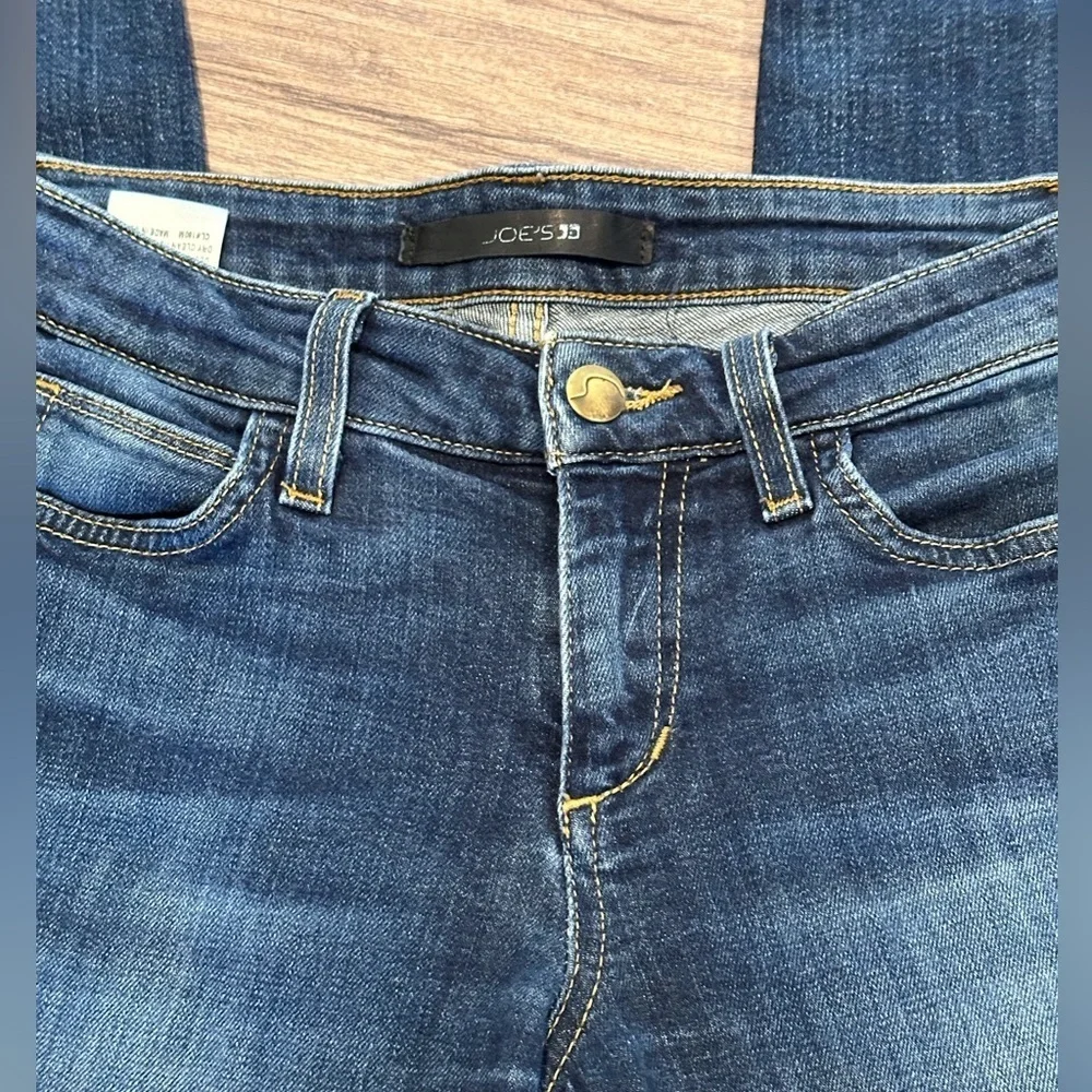 Joe’s Jeans Rikki Ankle Skinny Denim Blue Jeans Mid-Dark Wash Size 25